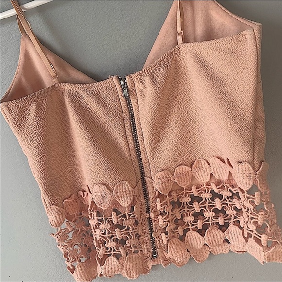 Baby pink cropped top - Picture 4 of 4